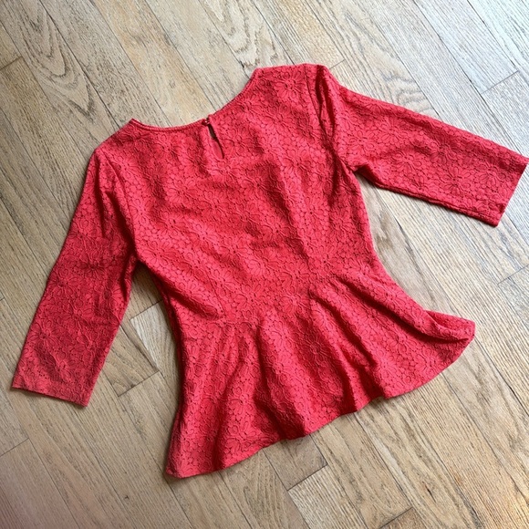 Anthropologie peplum top EUC size 10 - Picture 15 of 15